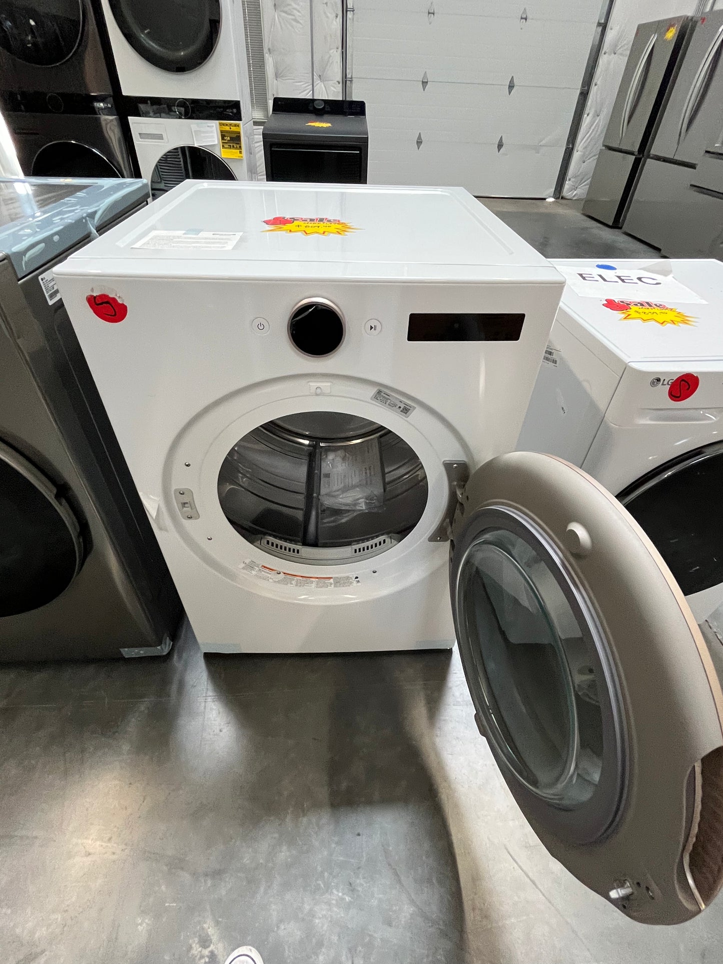 7.4 cu. ft. Smart Front Load Electric Dryer with AI Sensor Dry & TurboSteam™ Technology