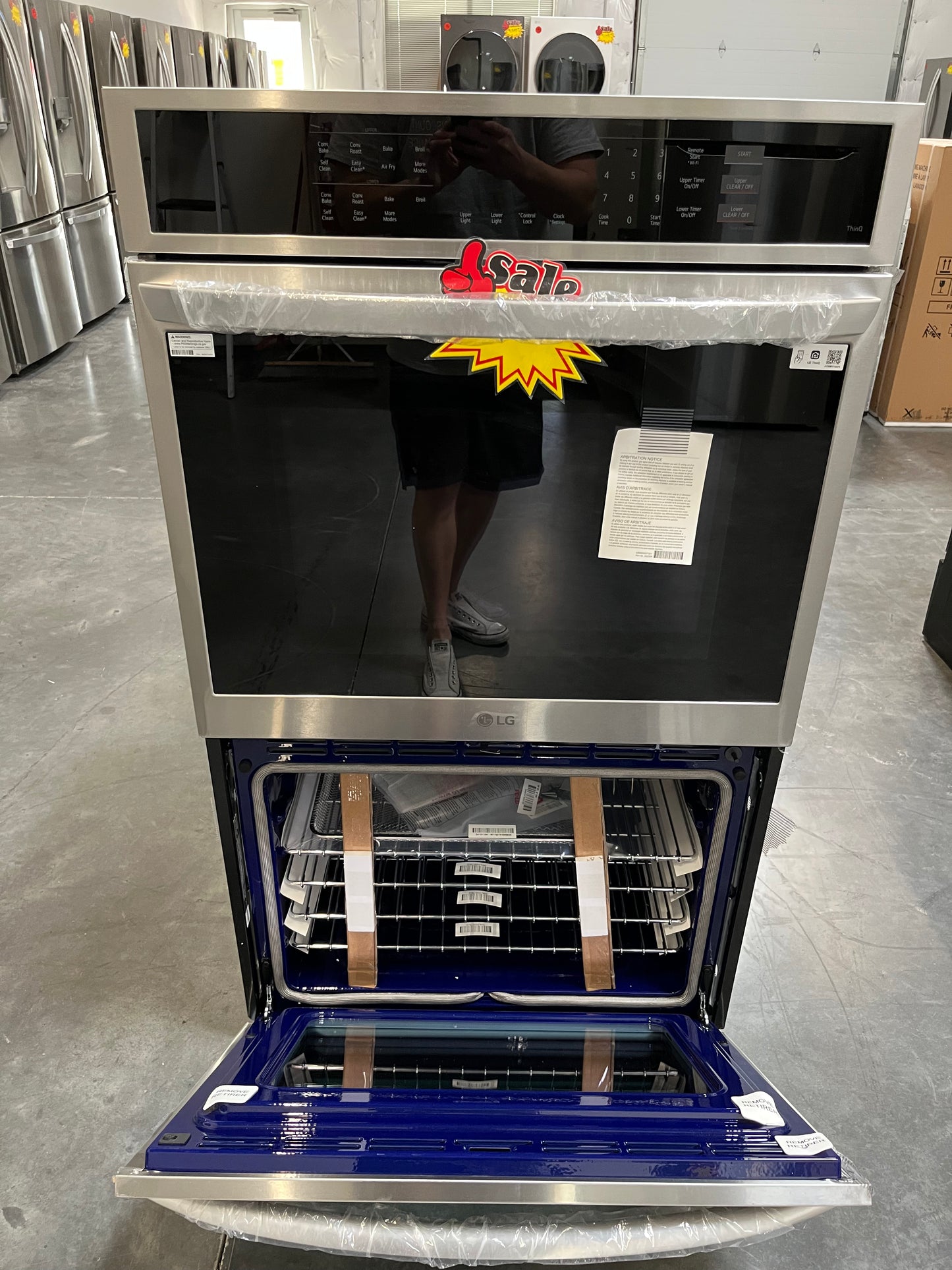 9.4 cu. ft. Smart Double Wall Oven with Convection and Air Fry