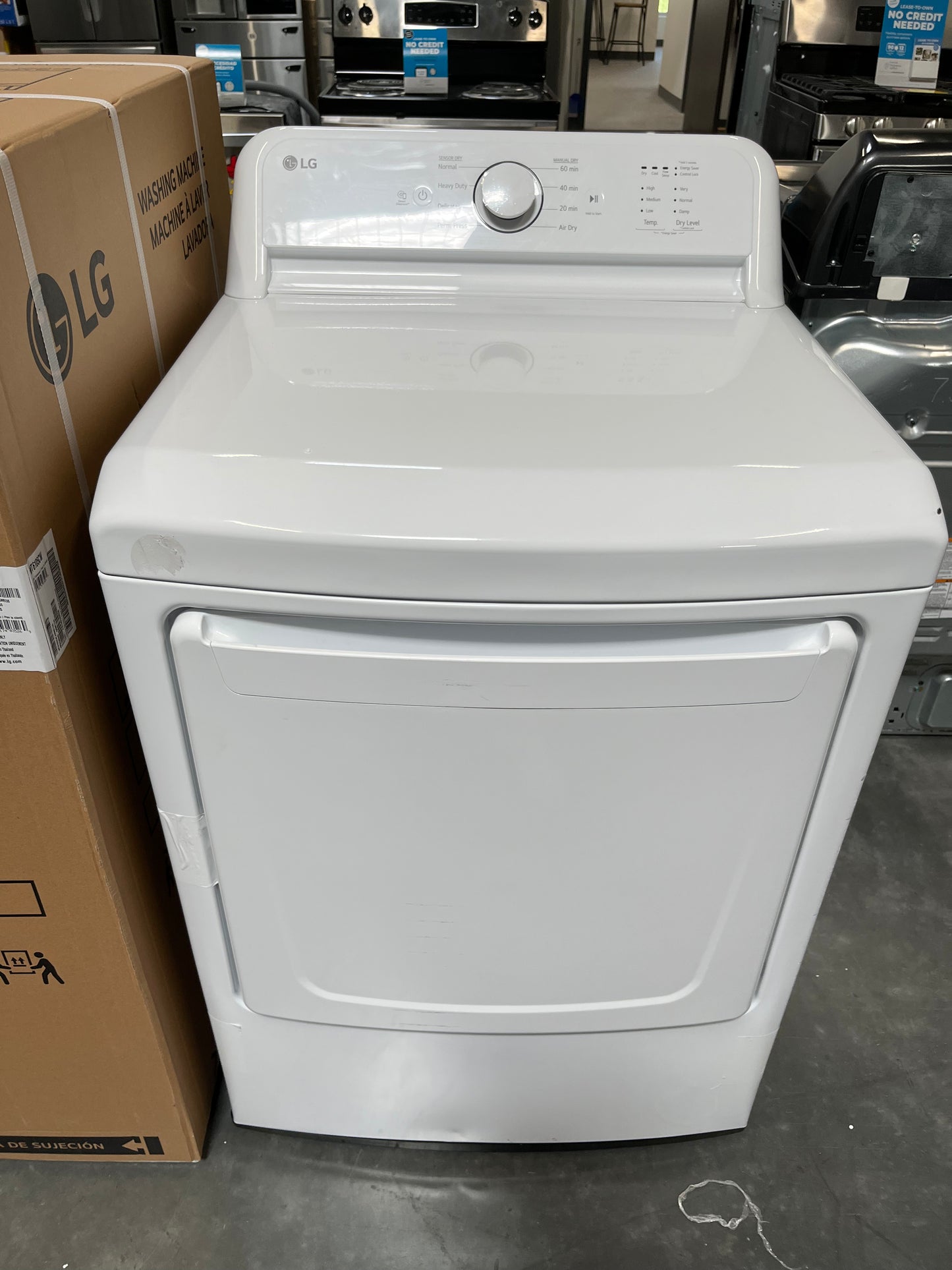 7.3 cu. ft. Ultra Large Capacity Rear Control Electric Energy Star Dryer with Sensor Dry